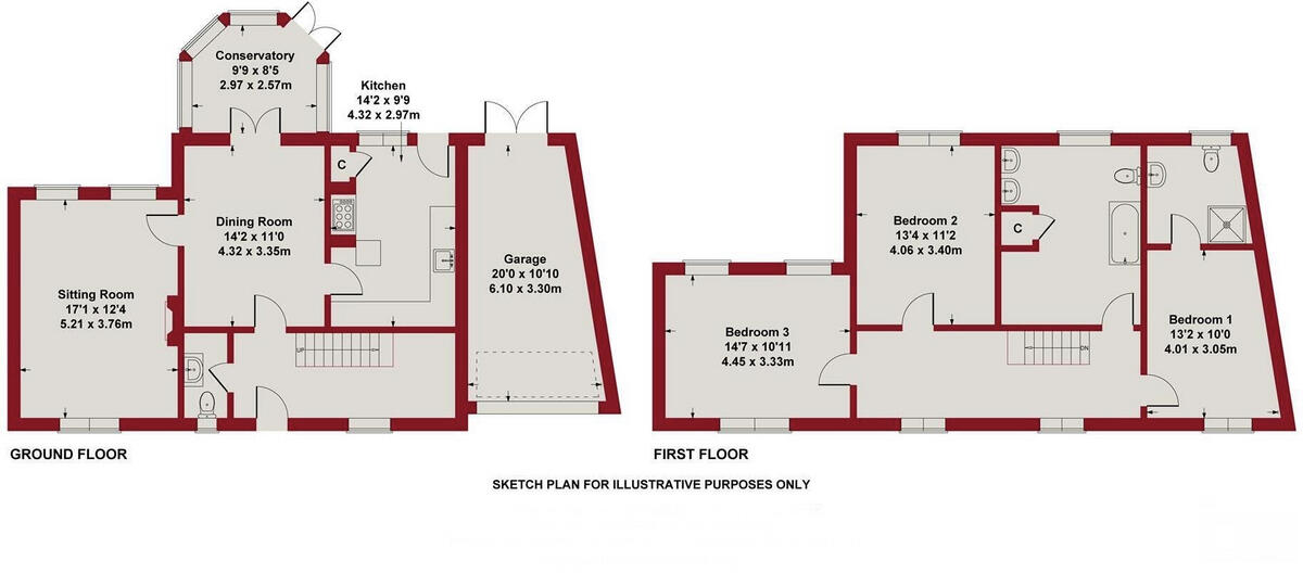 7-13 Welbournes Lane, Long Bennington NG23 5DP floorplan