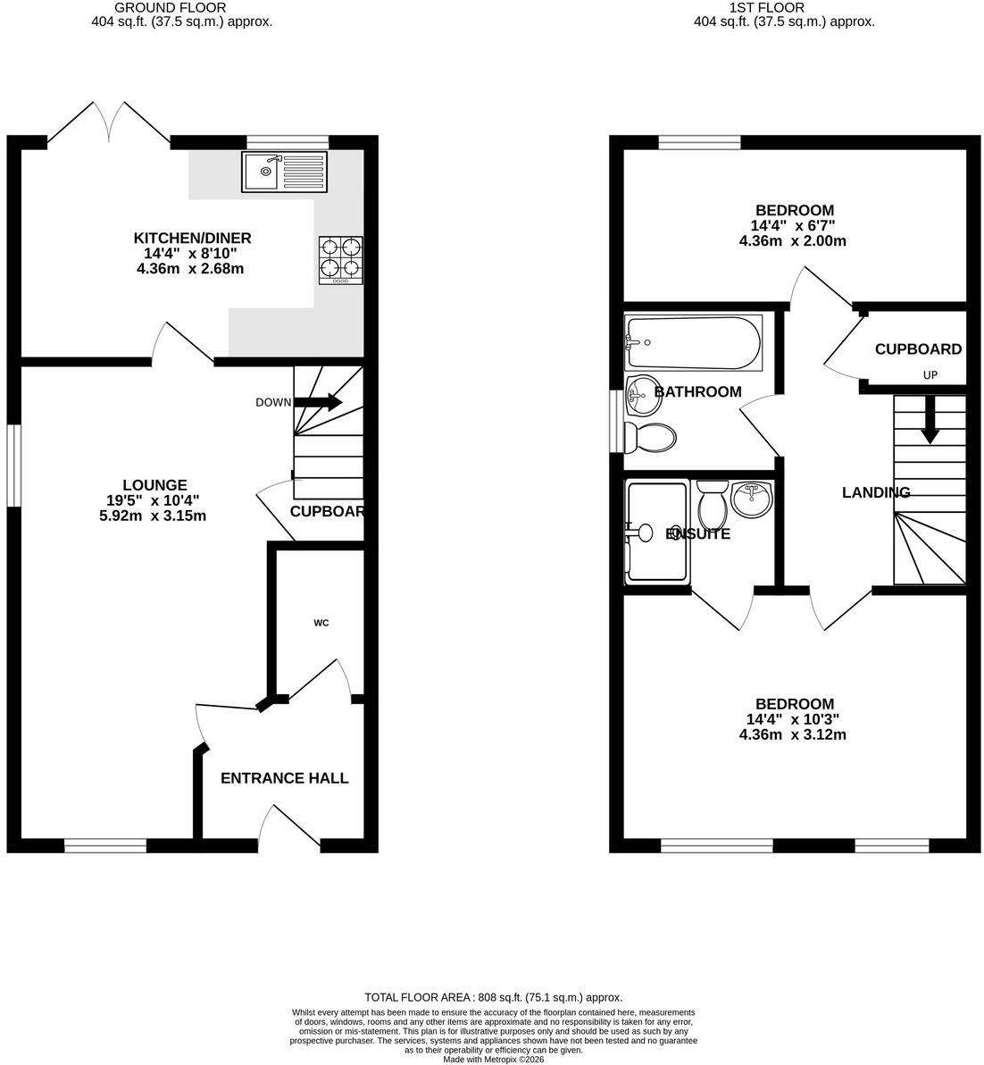 Thomas Stanley Drive, Rainham, Gillingham, ME8 floorplan