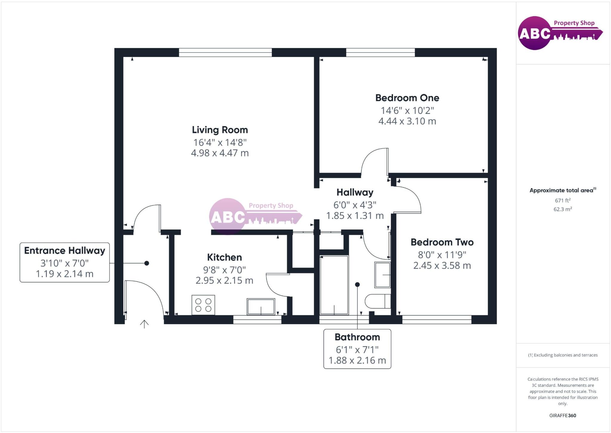 Denbigh Court, Ellesmere Port, CH65 5DX floorplan