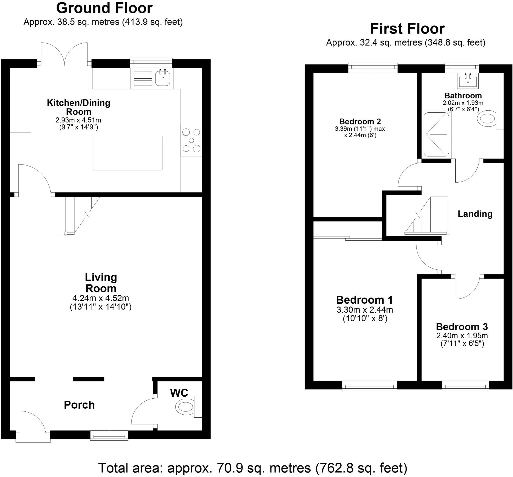 Calluna Drive, Bletchley, Milton Keynes floorplan