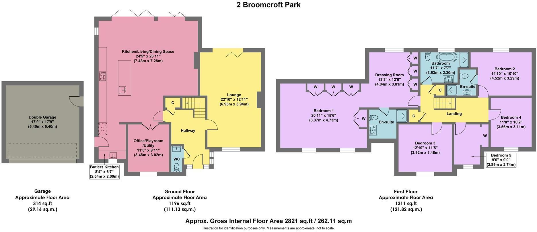 Broomcroft Park, Whirlow, Sheffield floorplan