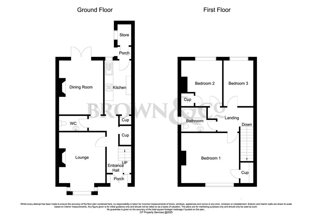 2 The Paddock, Retford, Nottinghamshire DN22 7JD floorplan
