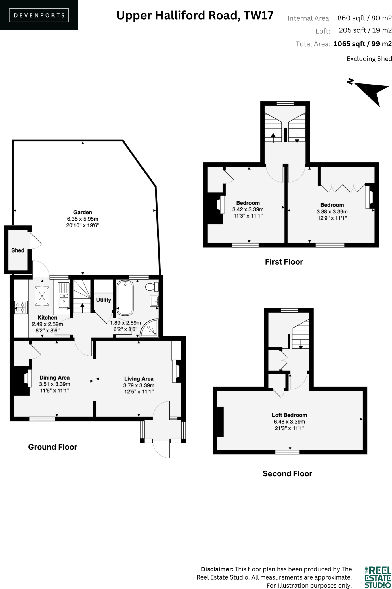 Upper Halliford Road, Shepperton, TW17 floorplan