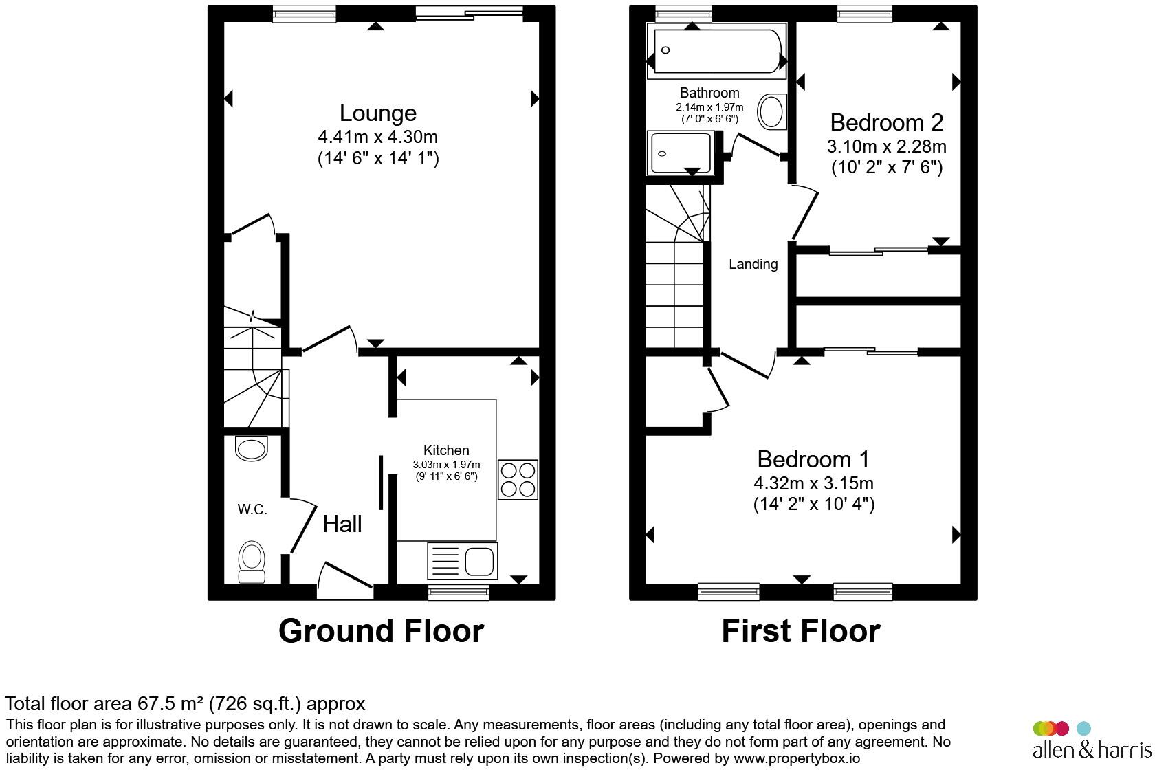 Strathcarron Drive, Paisley floorplan