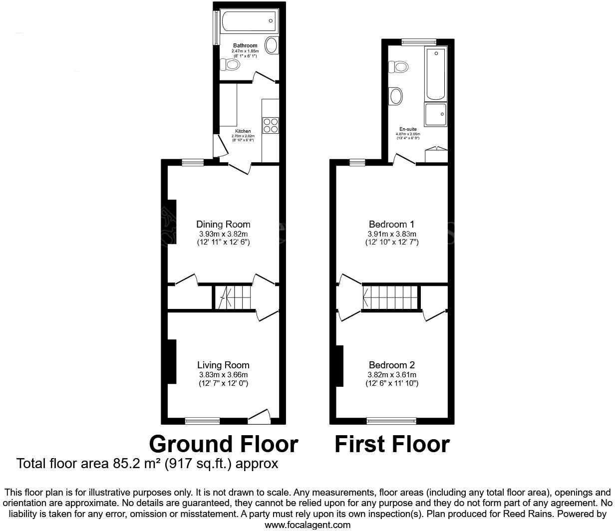 Church Lane, Dinnington, Sheffield, South Yorkshire, S25 floorplan