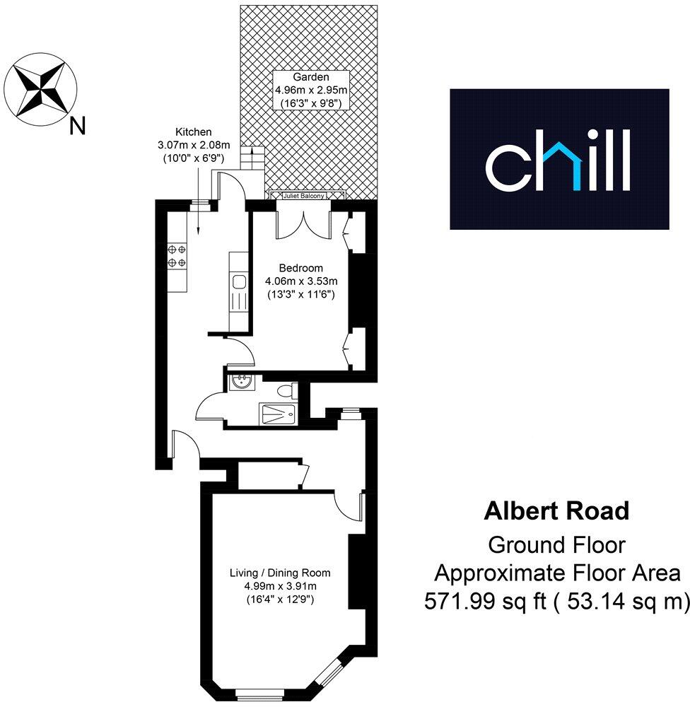 Albert Road, Brighton, East Sussex, BN1 floorplan