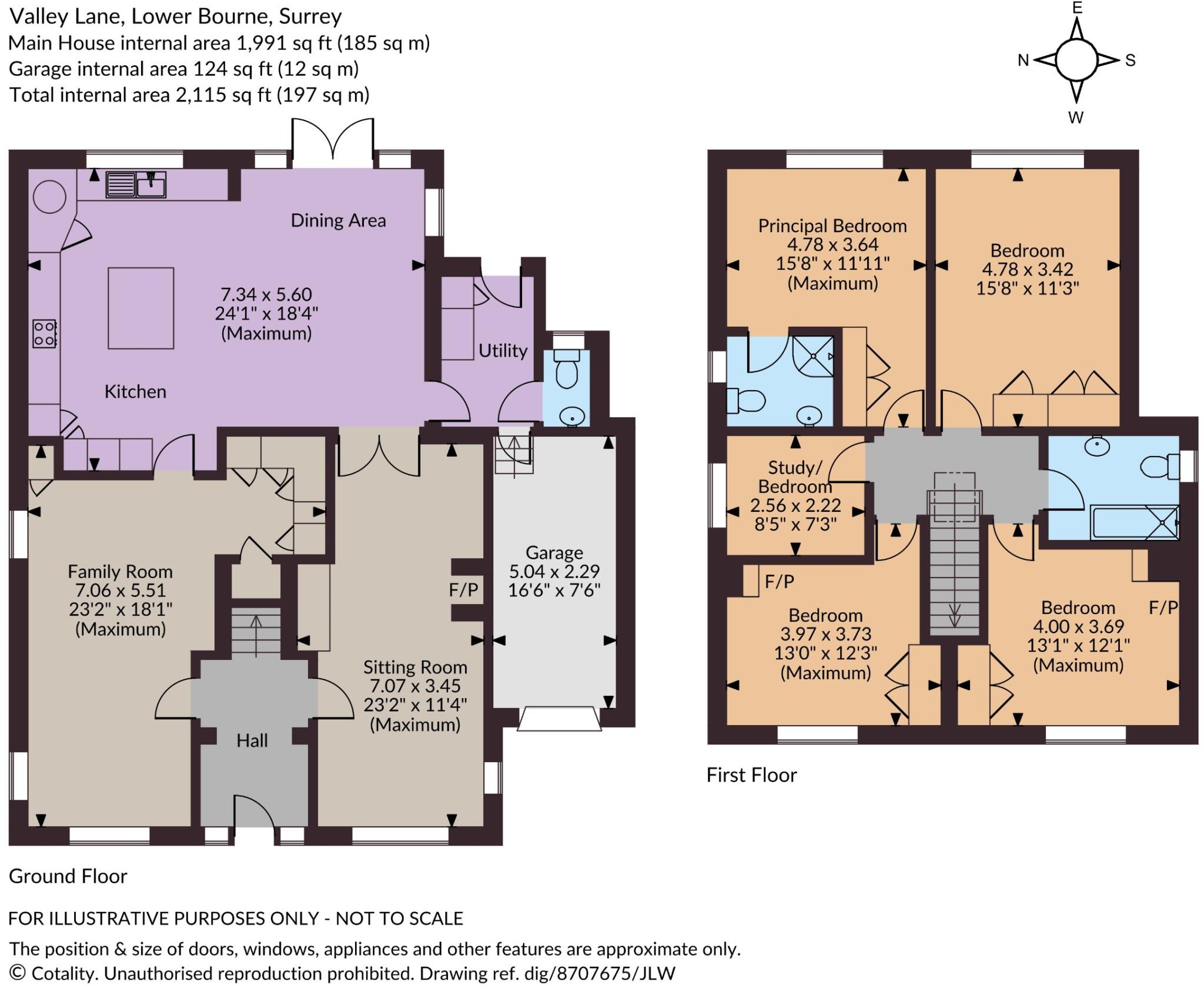 4, Valley Lane, Lower Bourne, Farnham, Surrey floorplan