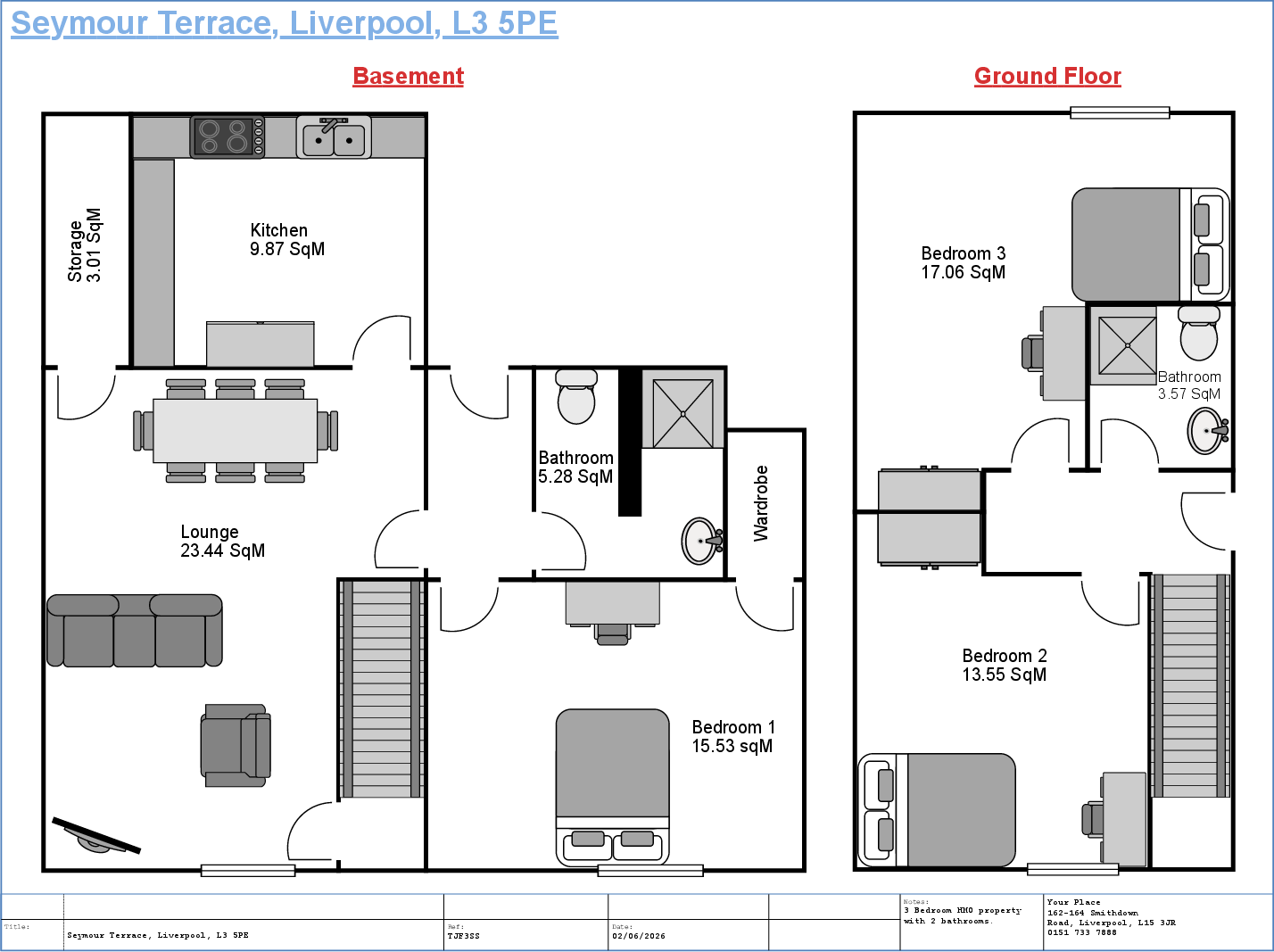 Seymour Terrace, Seymour Street, Liverpool floorplan