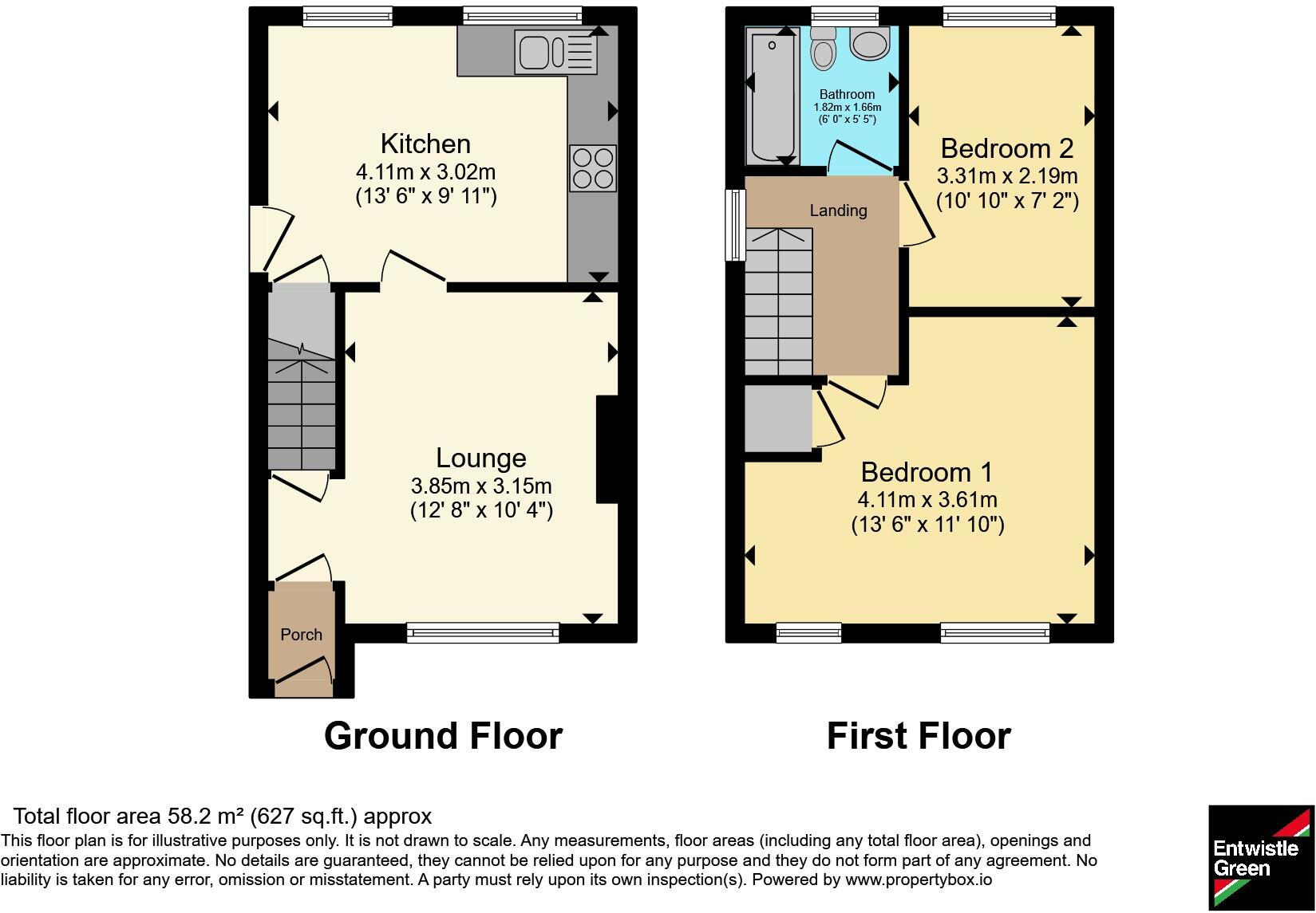 Glenview Close, Ribbleton, Preston, Lancashire, PR2 floorplan