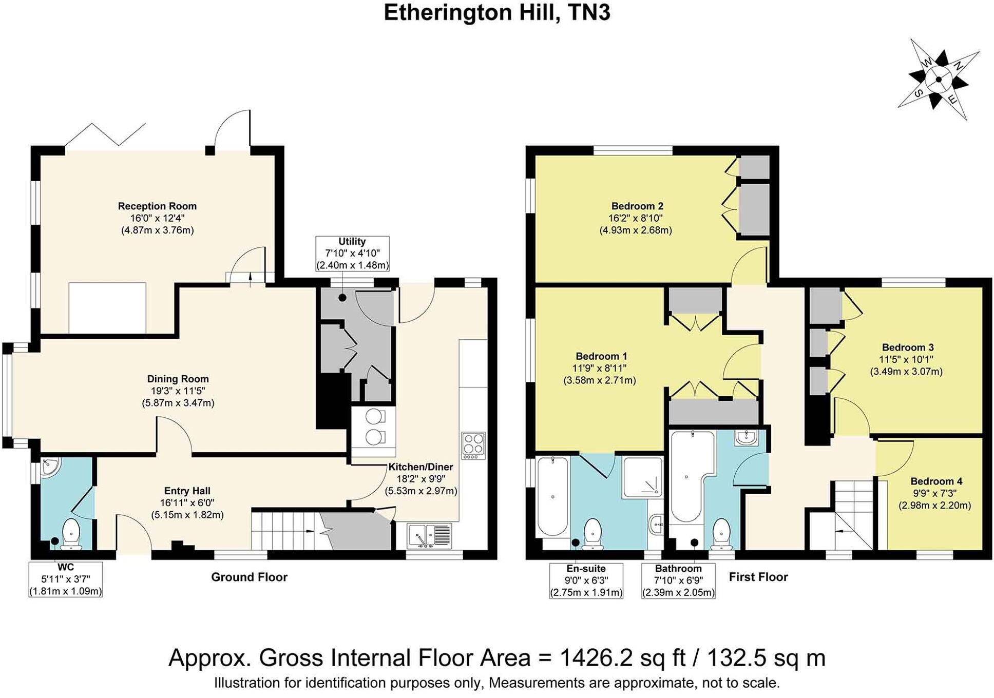 Etherington Hill, Tunbridge Wells, TN3 floorplan