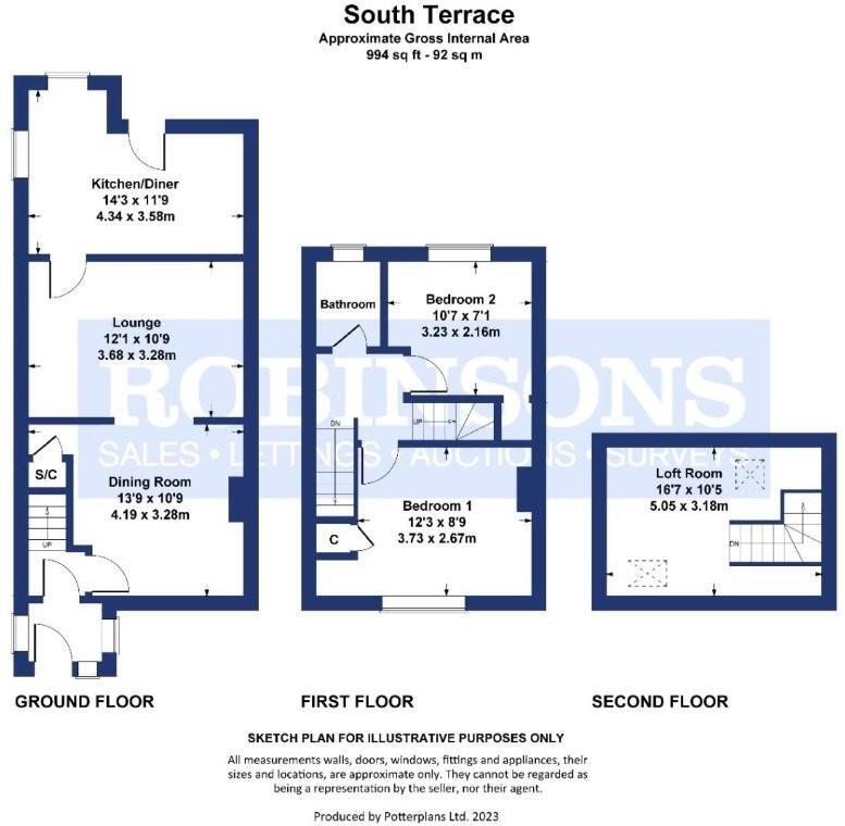 South Terrace, Spennymoor floorplan