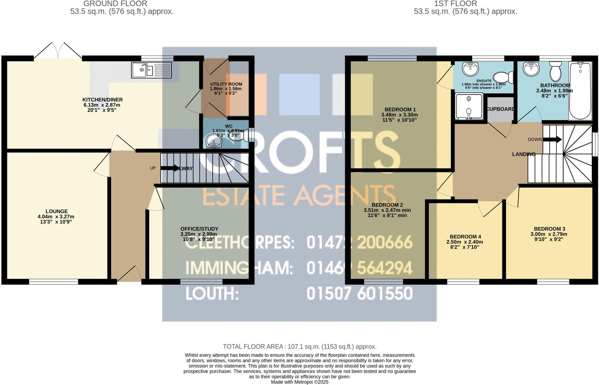 Parklands Avenue, Humberston floorplan