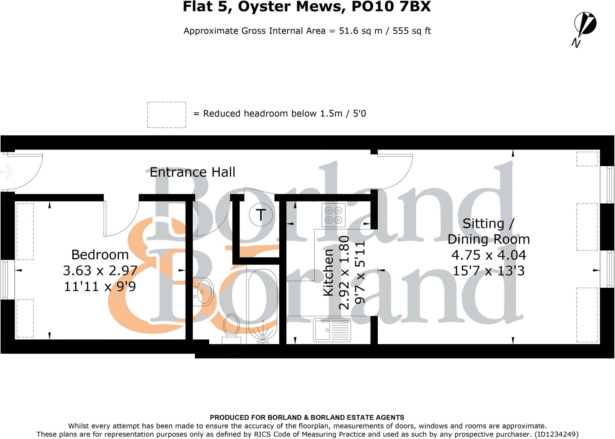 Oyster Mews, Emsworth floorplan