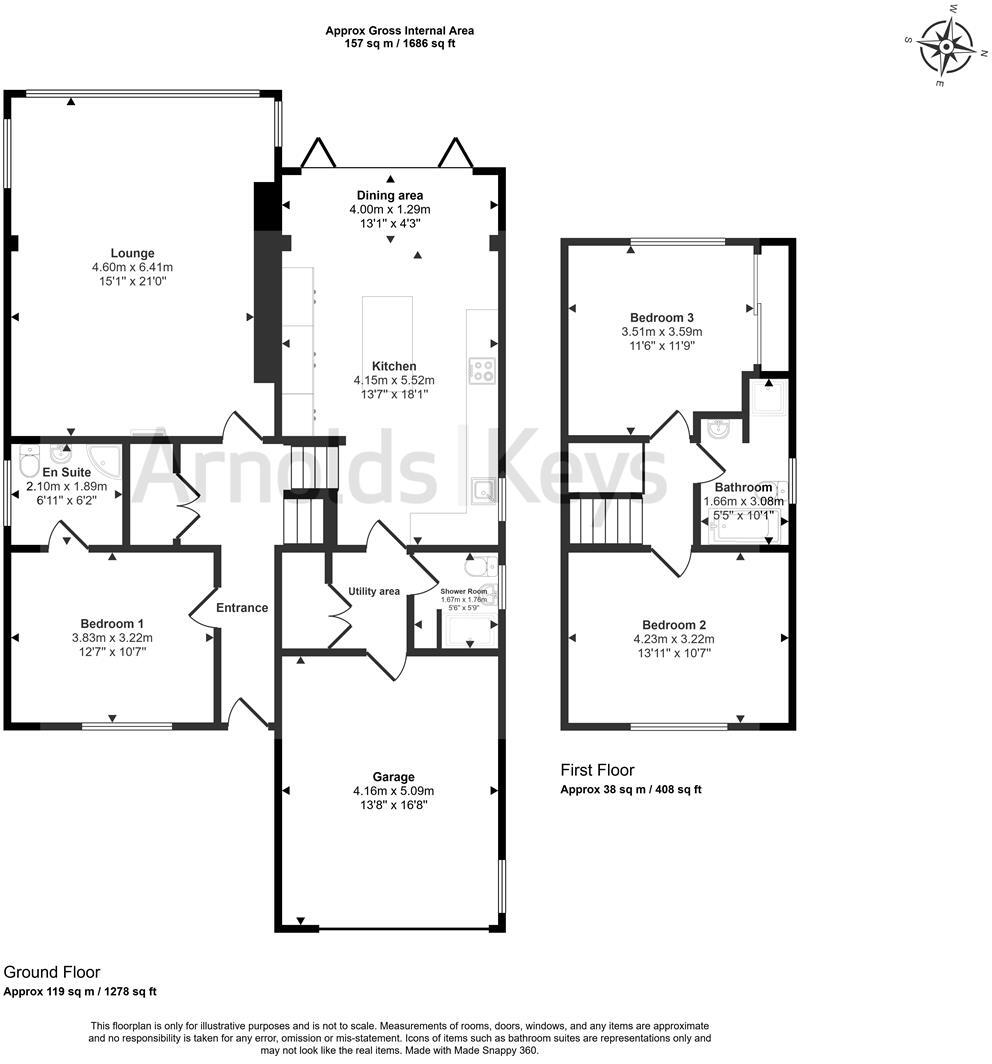 Orchard Close, Sheringham floorplan