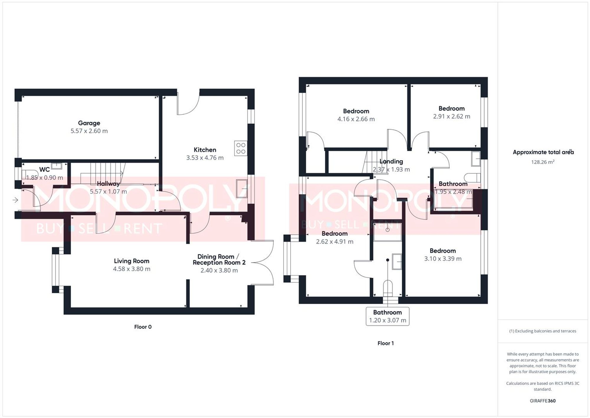 Maes Tyrnog, Llandyrnog, LL16 floorplan
