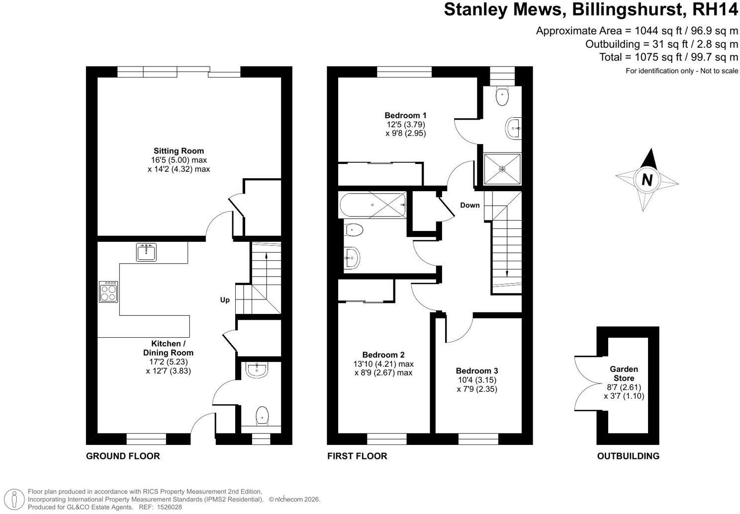 Stanley Mews, Billingshurst floorplan