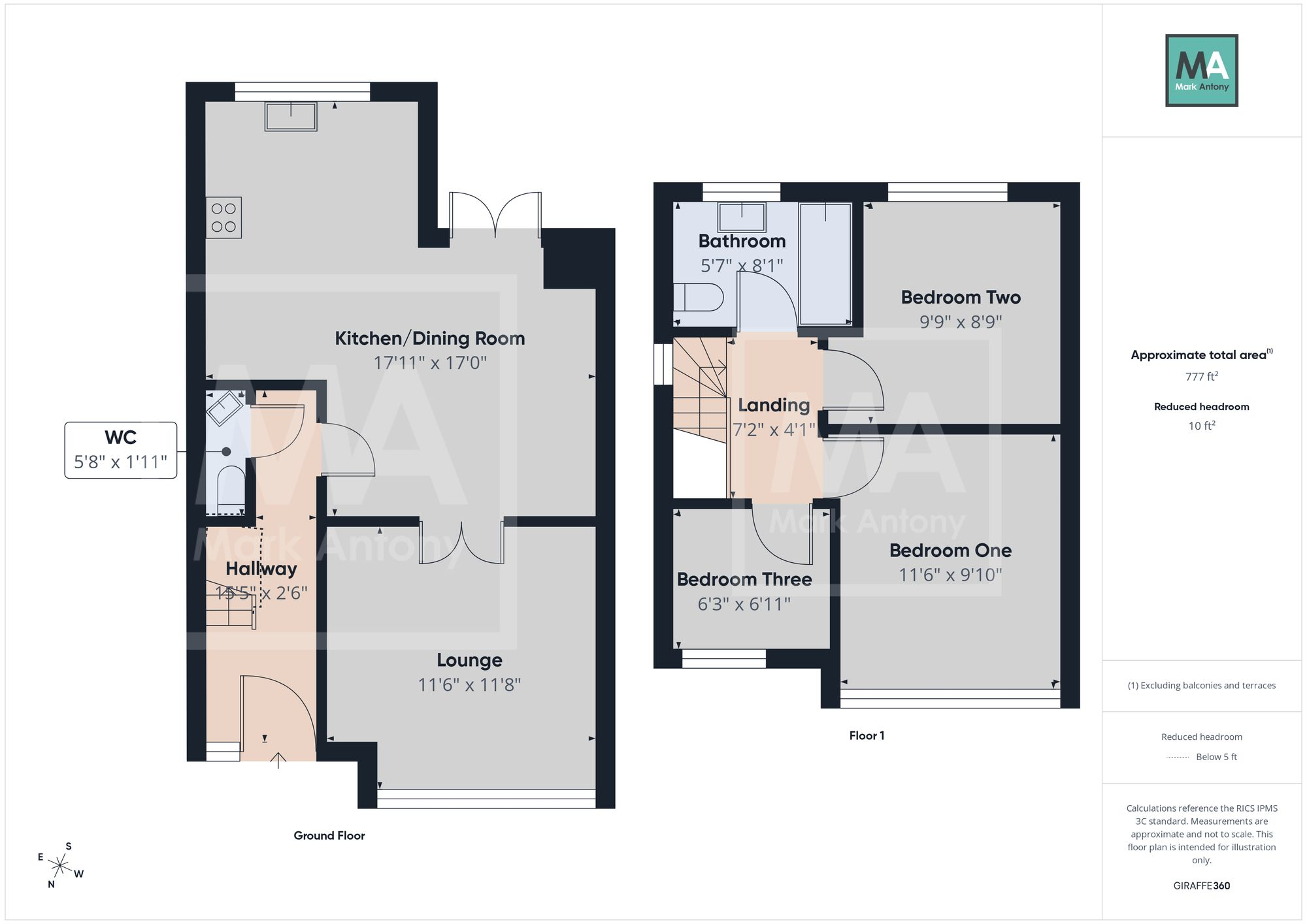 Withers Avenue, Warrington, WA2 floorplan