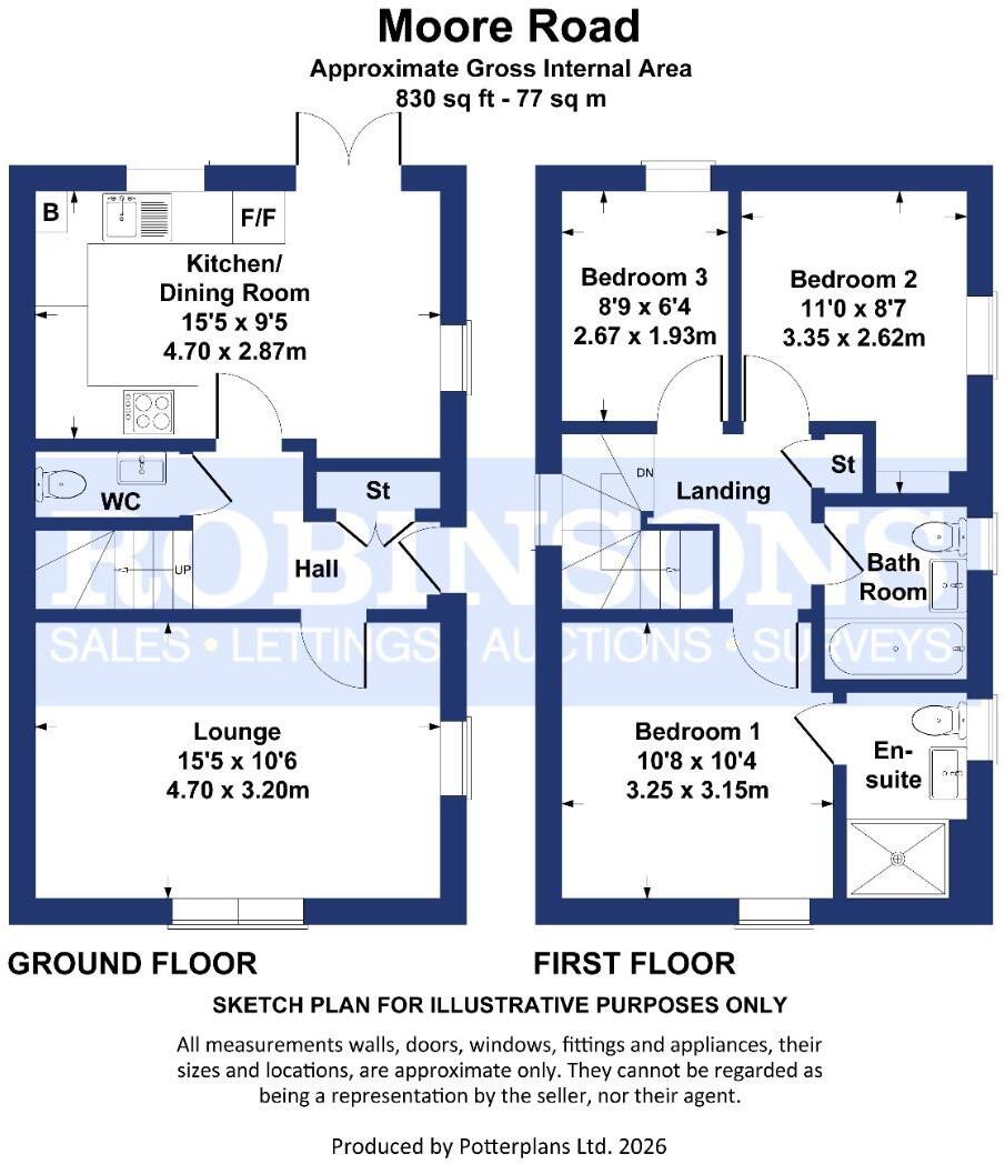 Moore Road, Spennymoor floorplan