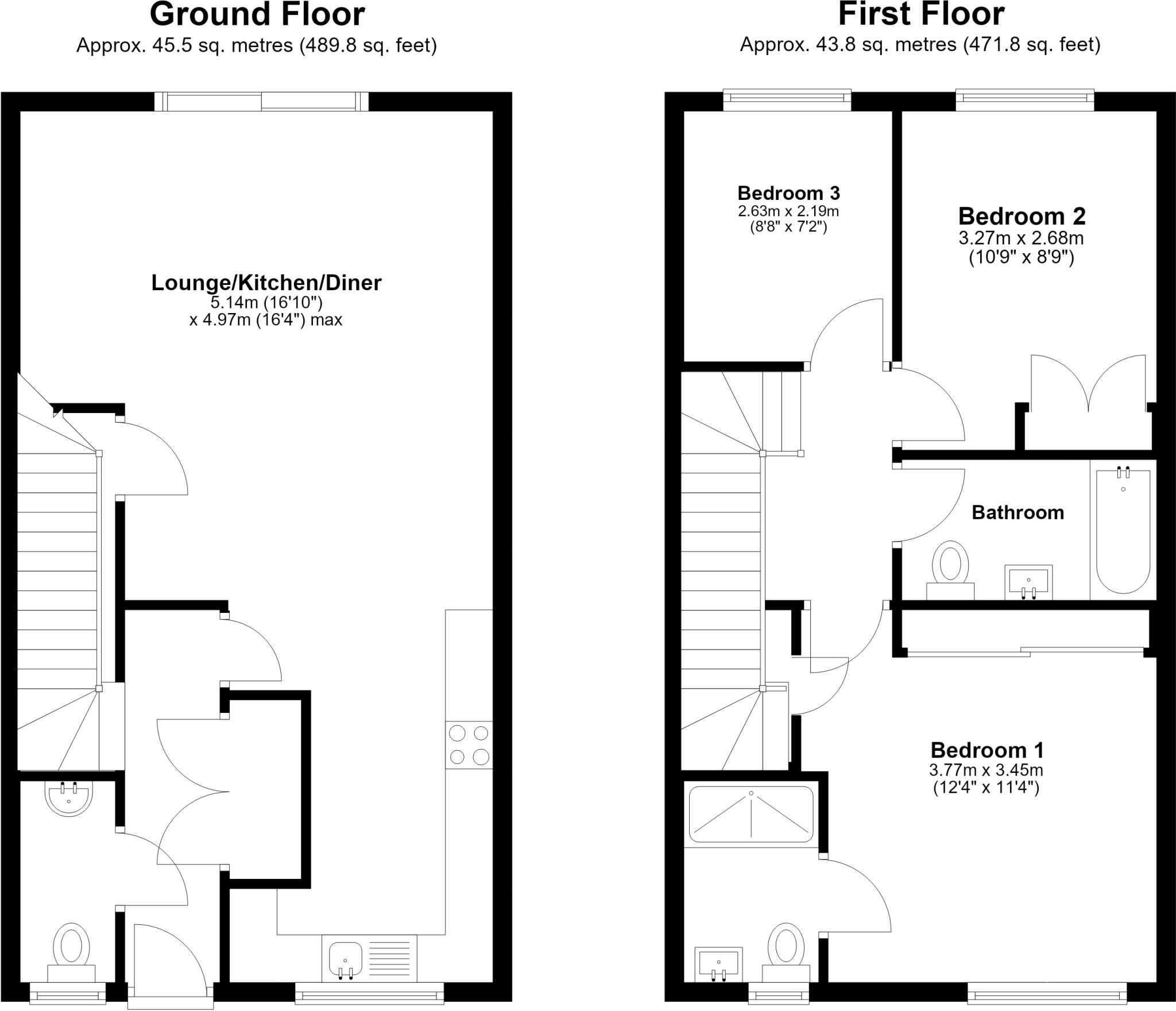 Morgan Way Paddock Wood TN12 floorplan