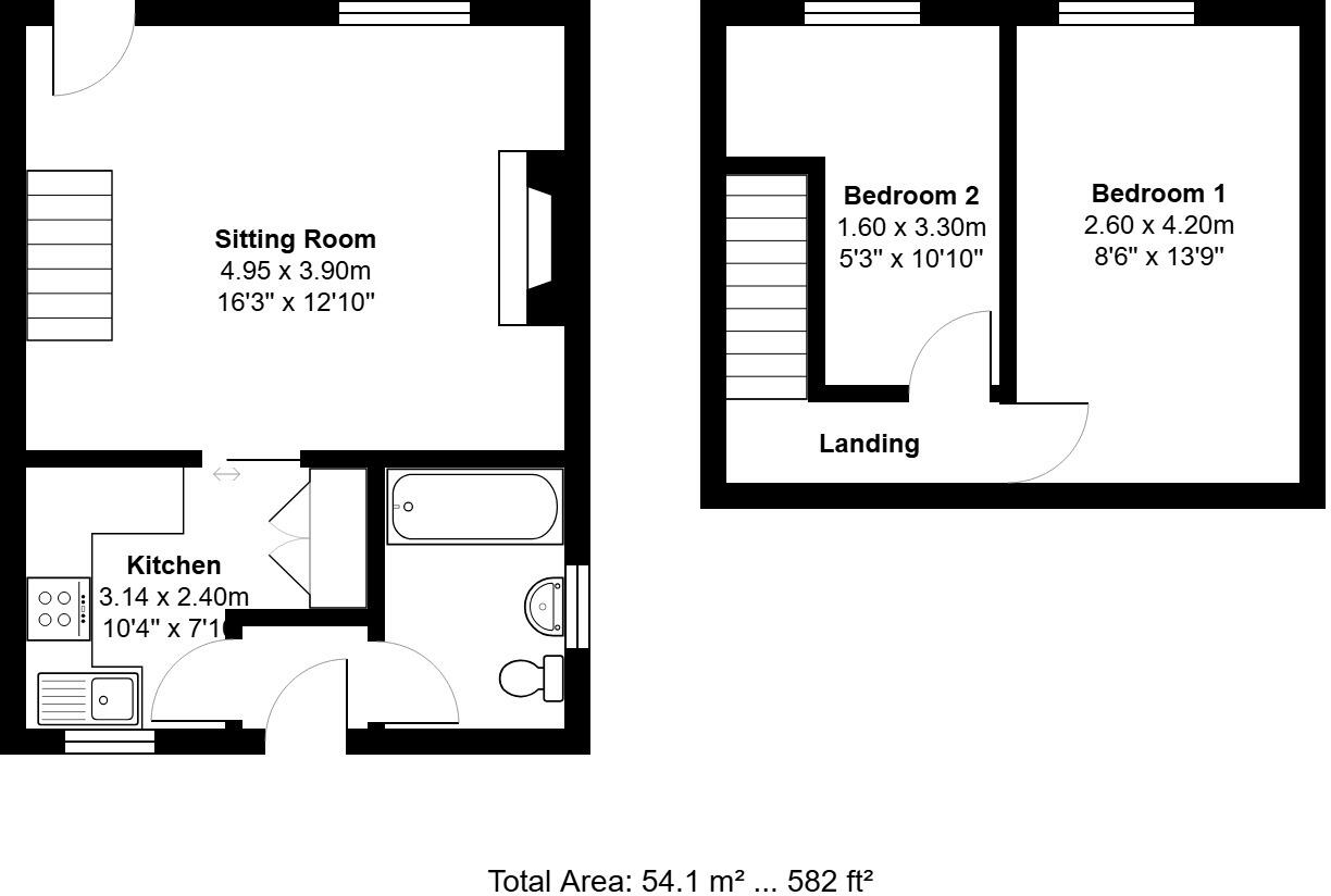 St. Andrews Lane, Congham floorplan