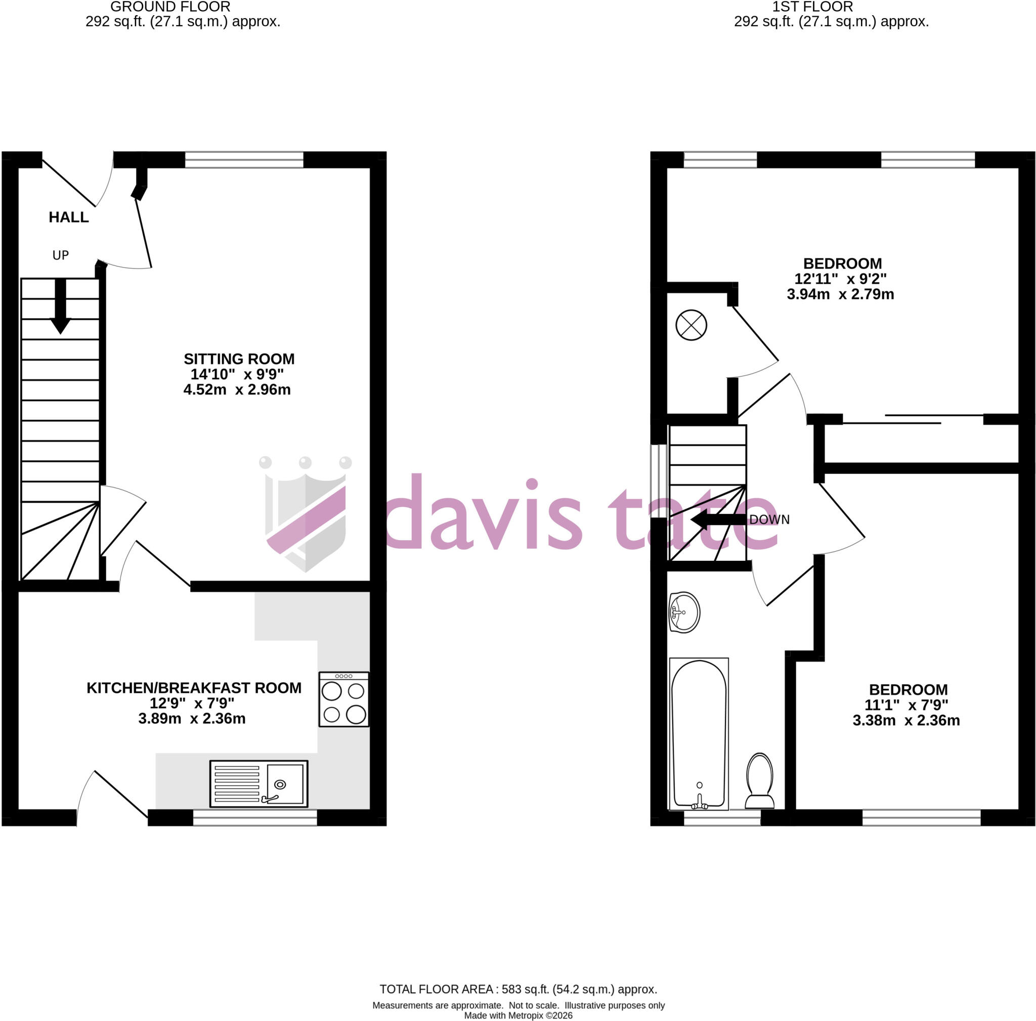 Dulas Close, Didcot, Oxfordshire, OX11 floorplan