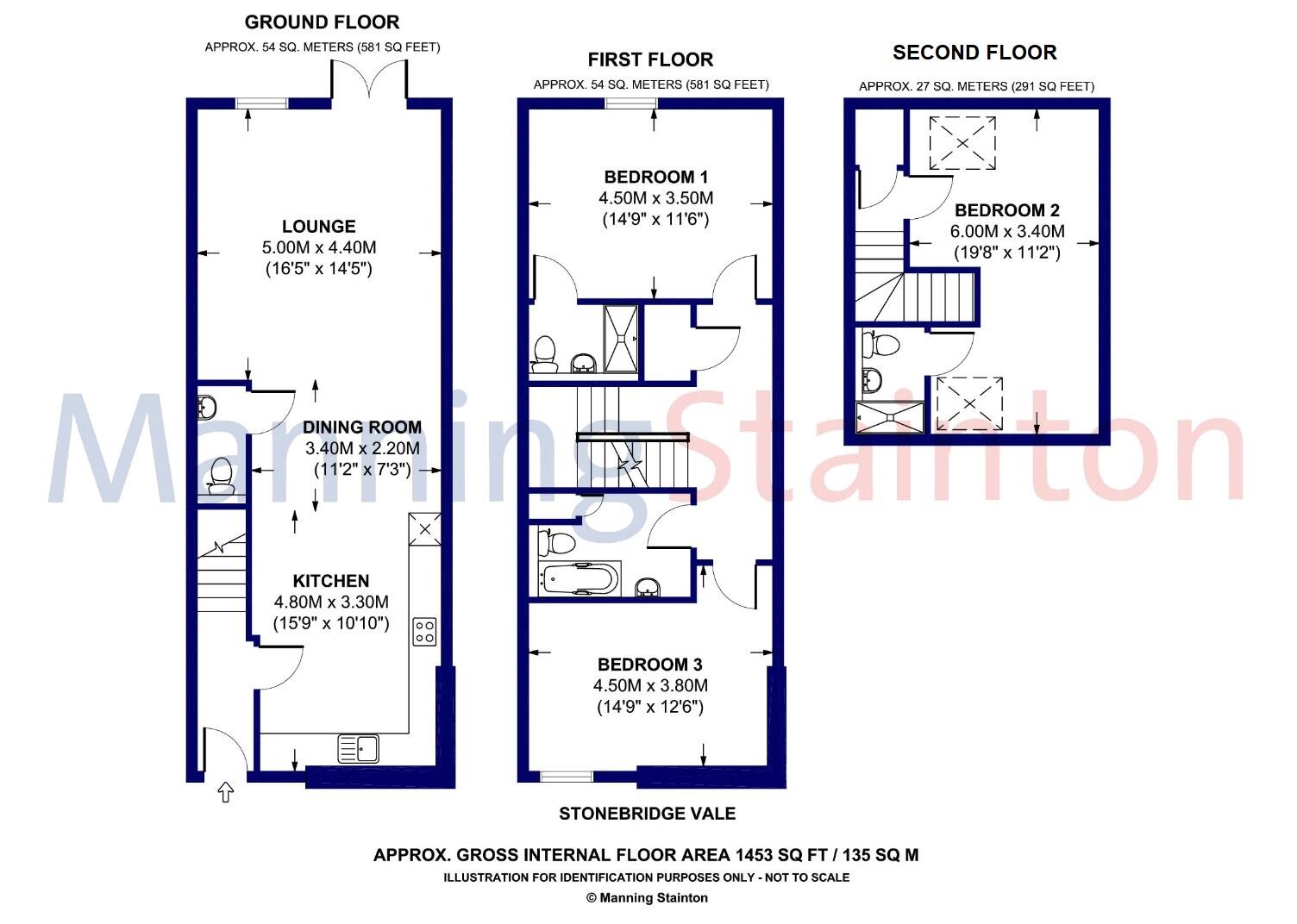 Stonebridge Vale, Leeds, West Yorkshire floorplan