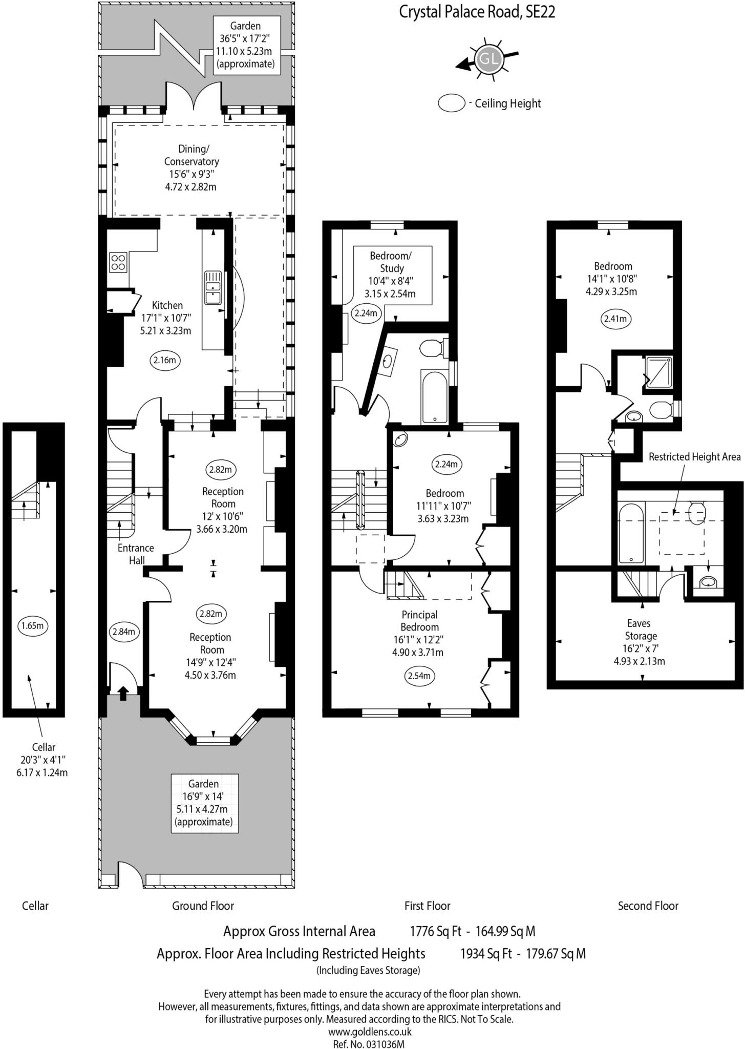 Crystal Palace Road, East Dulwich, London, SE22 floorplan