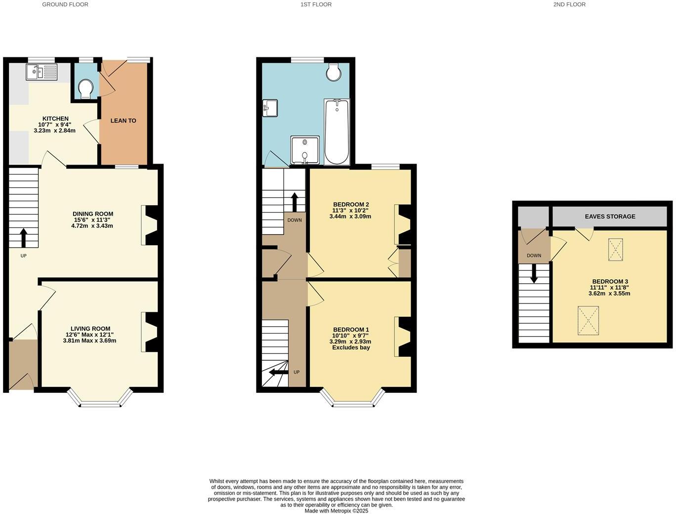 Rosebery Road, Exeter floorplan