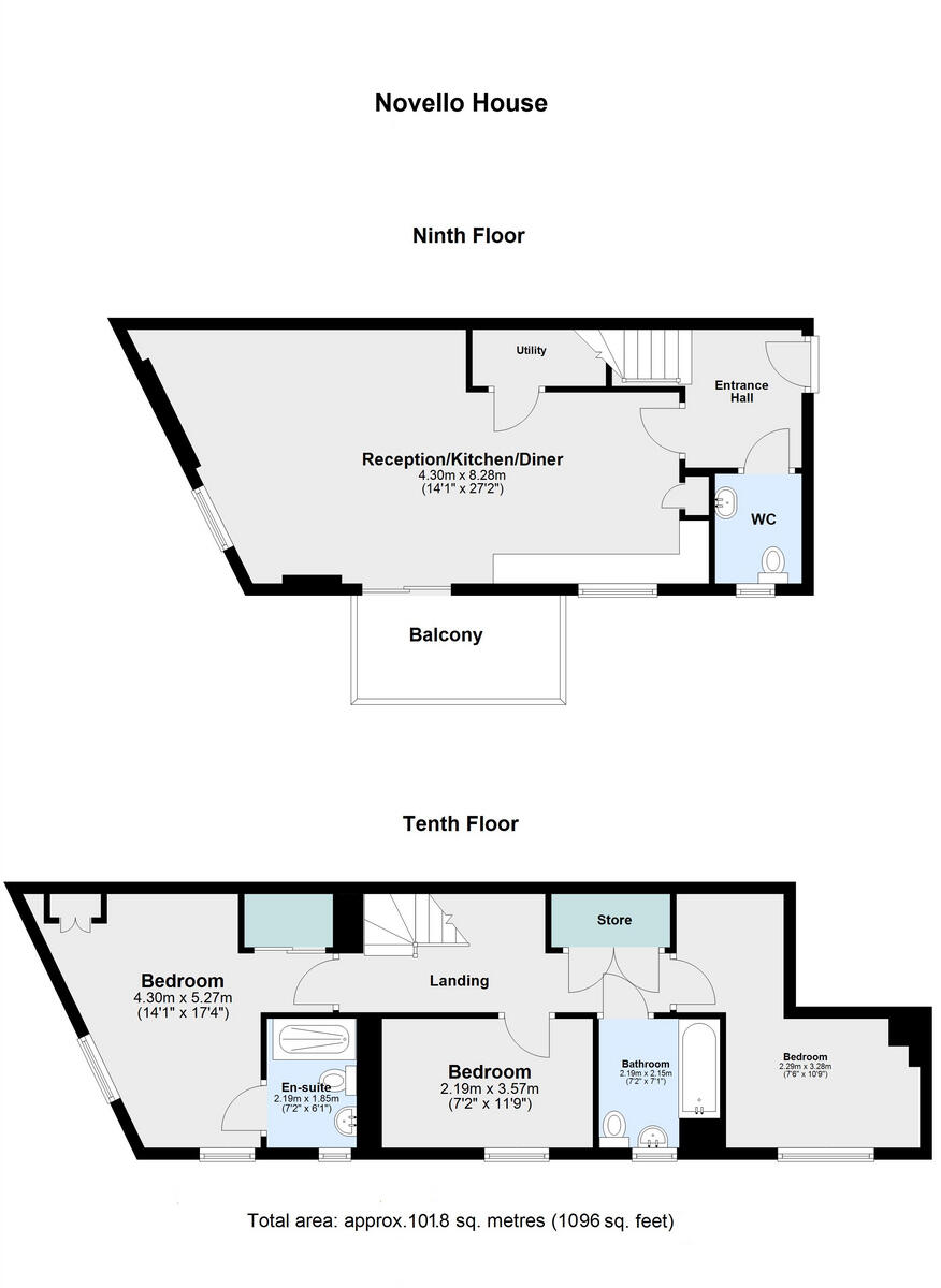 Novello House, Bridport Place, London, N1 floorplan