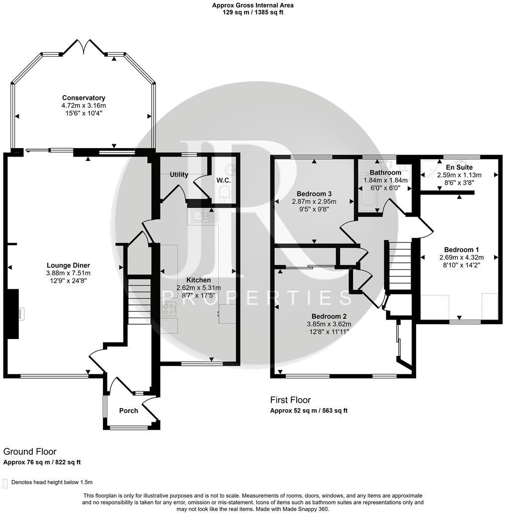 Durham Drive, Rugeley floorplan