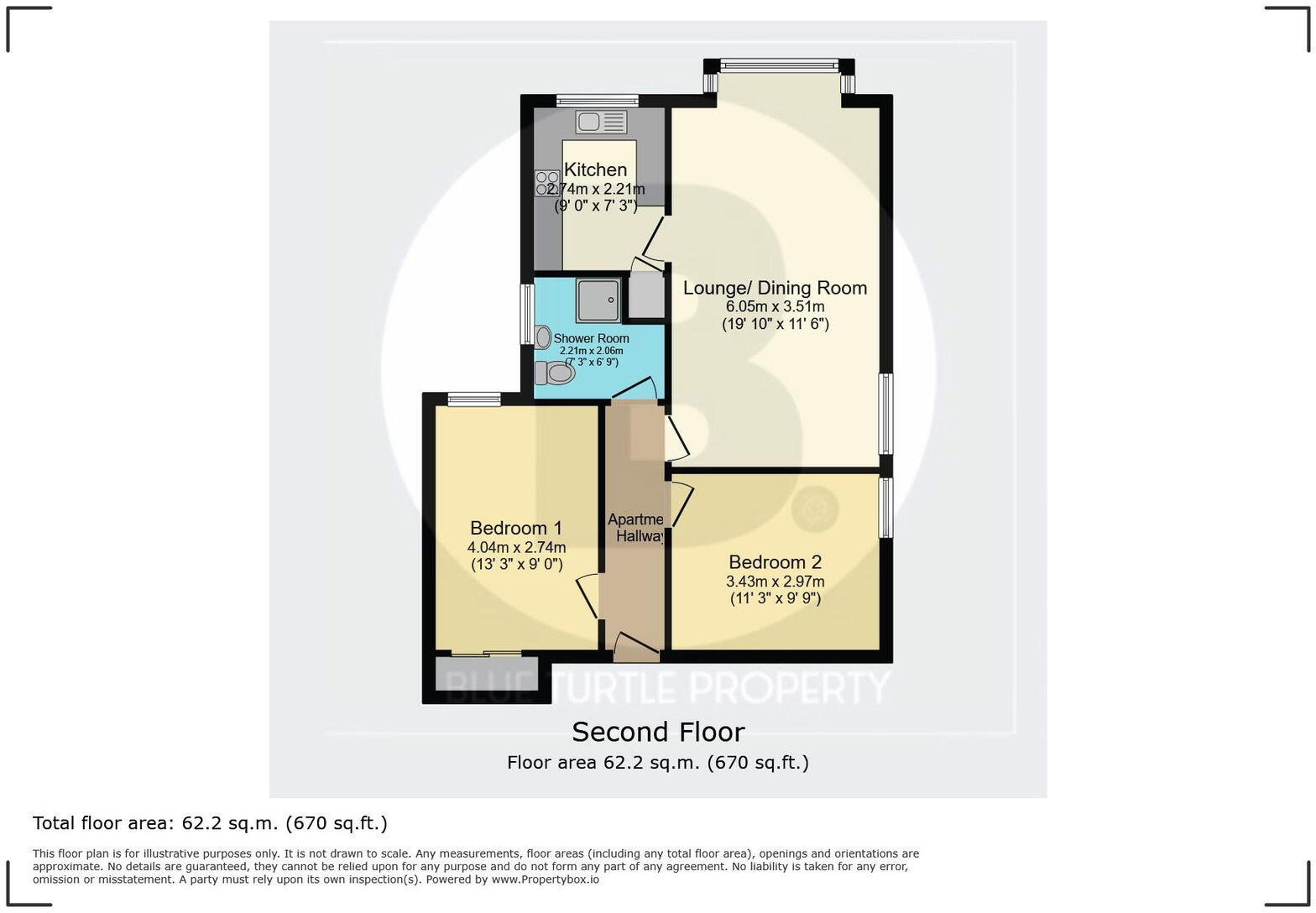 Conwy Garth, Rhos On Sea, LL28 floorplan