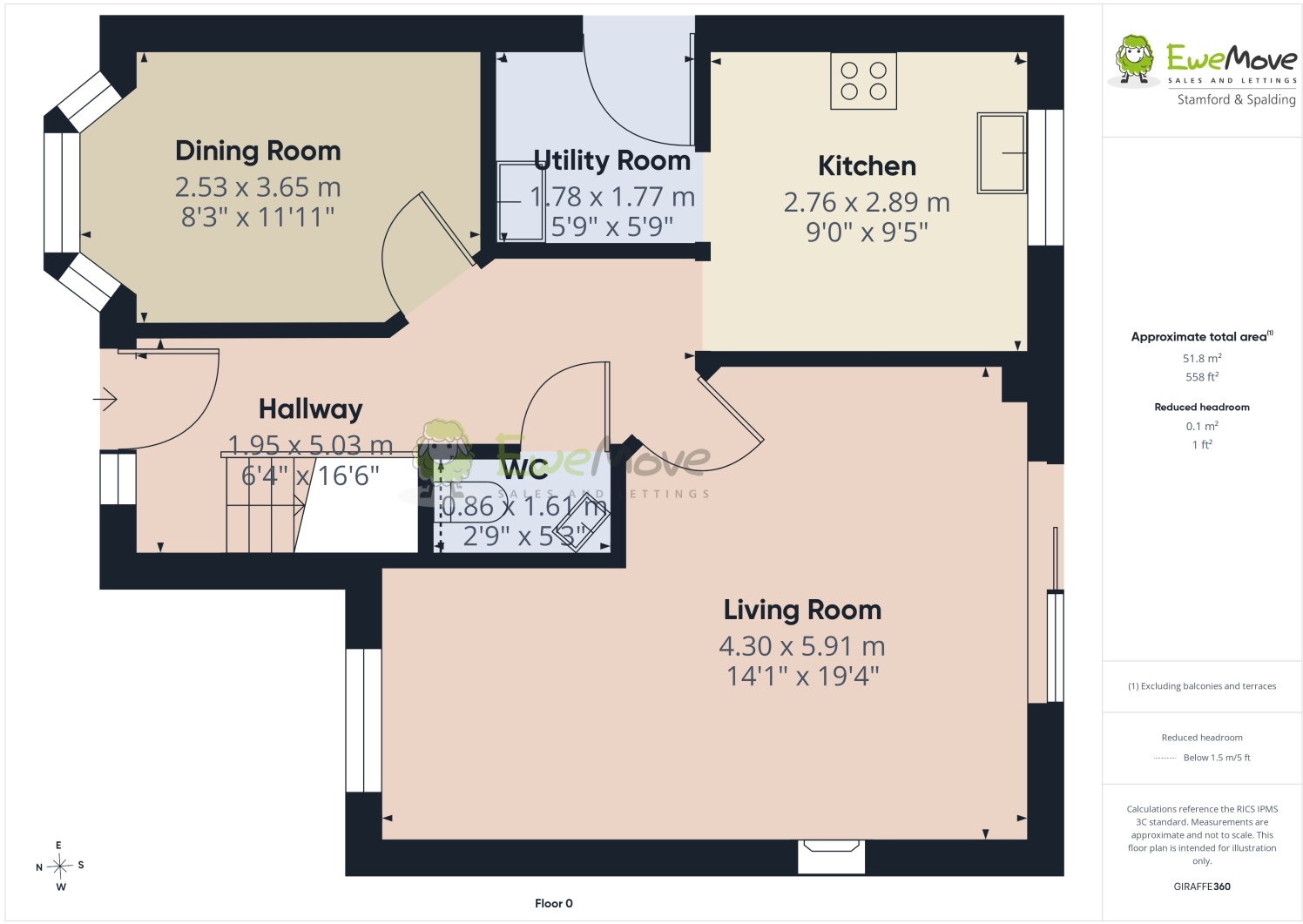 Giles Road, Spalding, Lincolnshire, PE11 floorplan