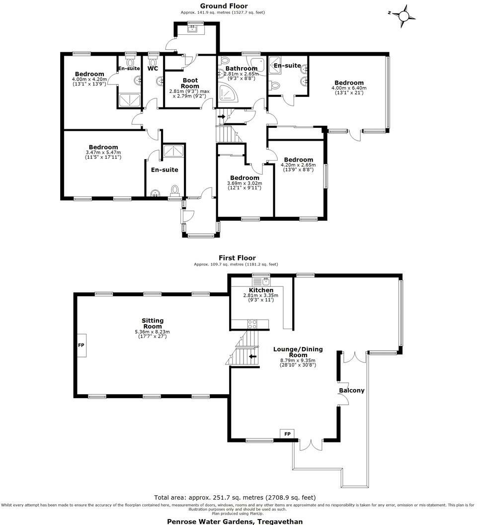 Shortlanesend, Truro floorplan