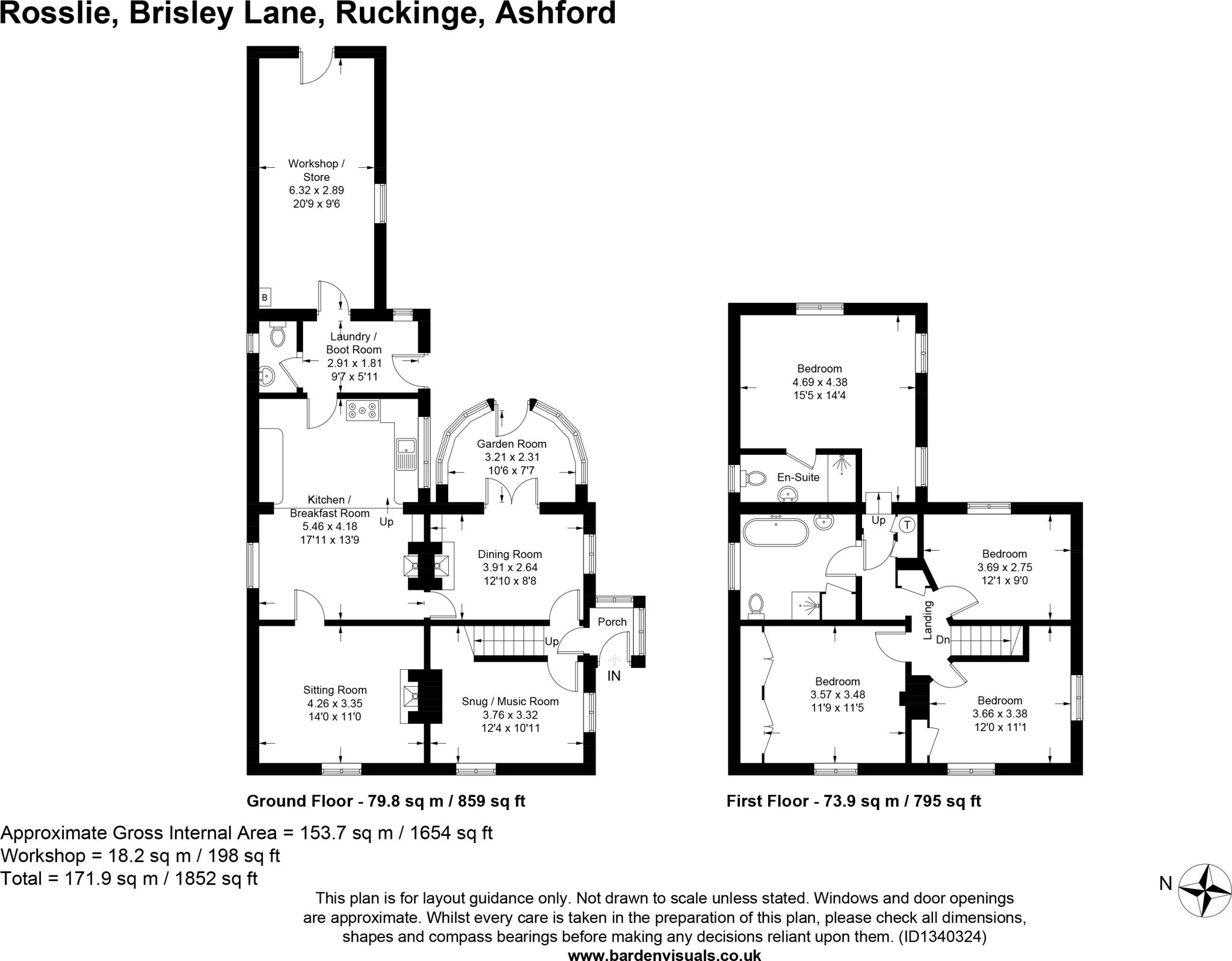 Brisley Lane, Ruckinge, Ashford, Kent, TN26 floorplan