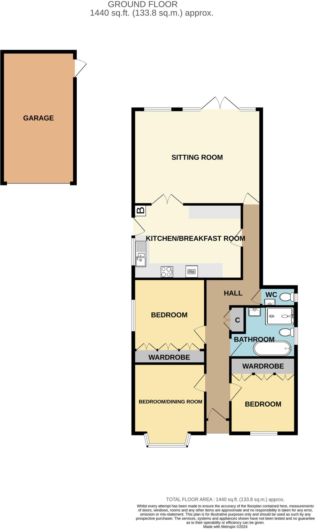 Brent Road, Cossington, TA7 floorplan