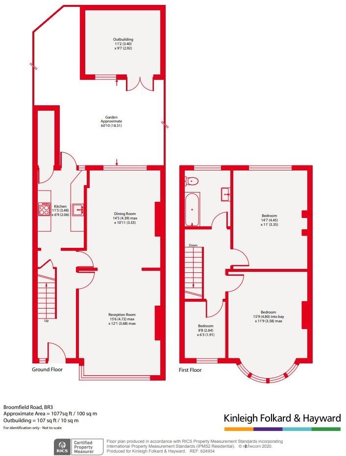 Broomfield Road, Beckenham, BR3 floorplan