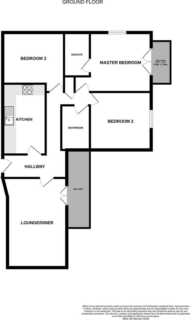 Key Street, Ipswich floorplan
