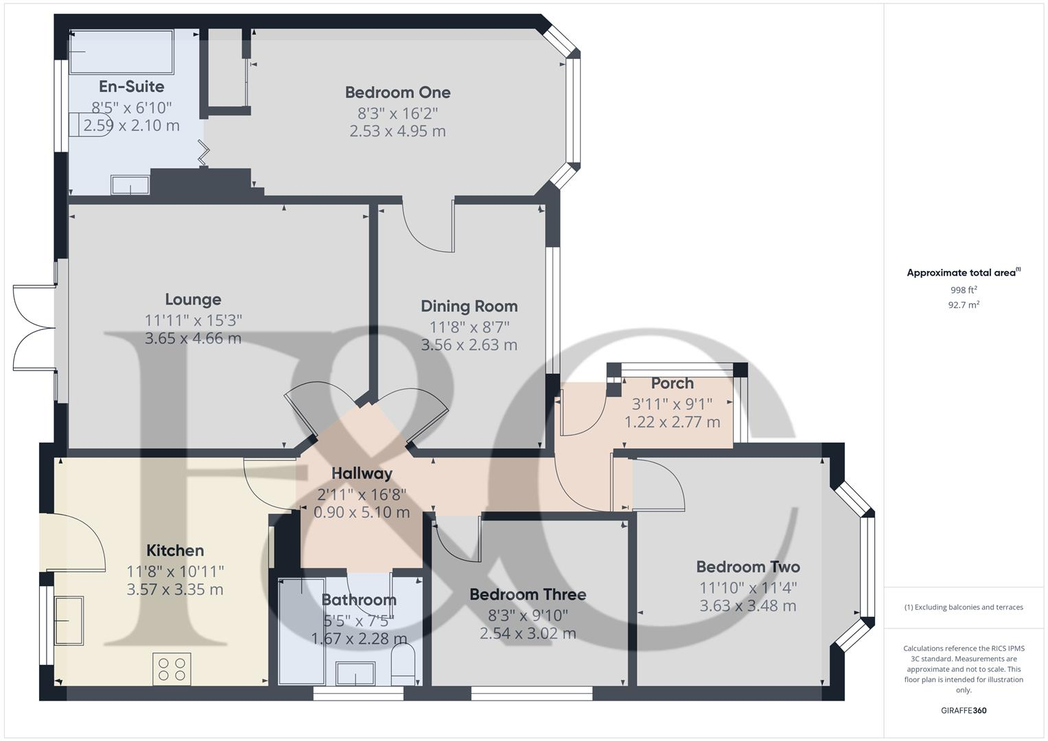 Tresillian Close, Darley Abbey, Derby floorplan