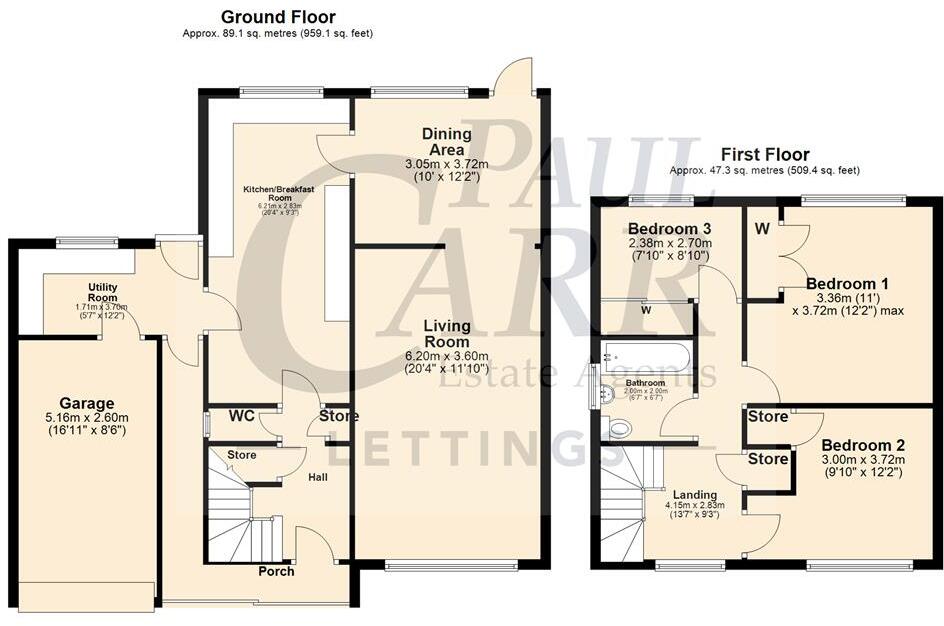 Norton Lane, Burntwood, WS7 0HN floorplan