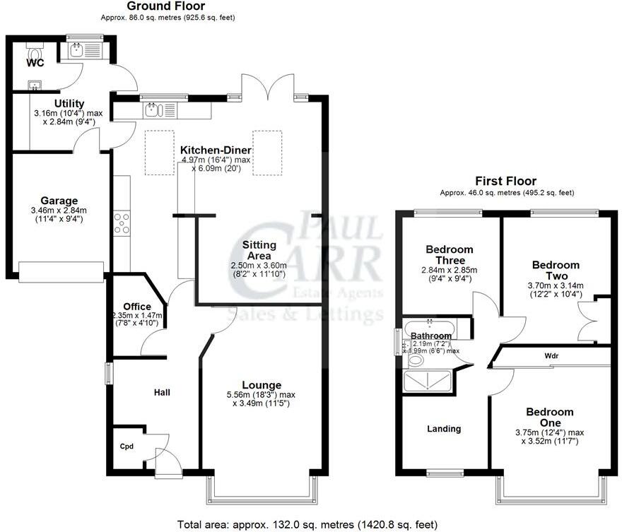 Manor Avenue, Cannock floorplan