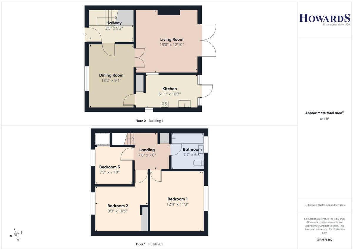 Mimosa Walk, Lowestoft floorplan