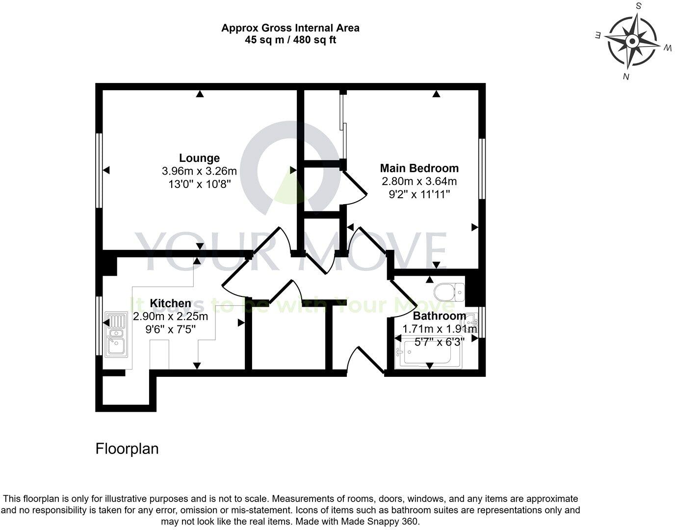 Masonic Close, Elgin, Moray, IV30 floorplan