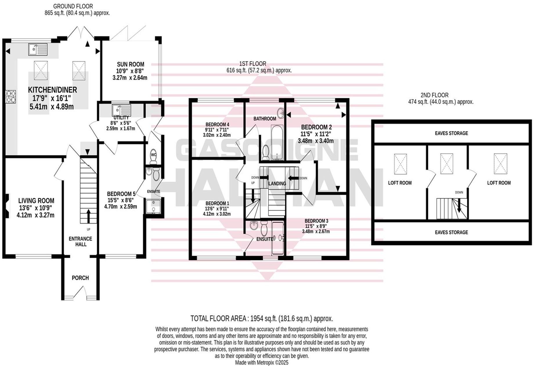 Tideswell Close, Heald Green, SK8 floorplan