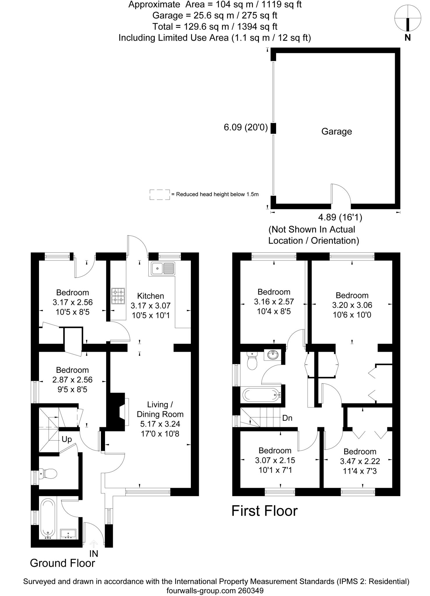 Tor Road, Farnham, Surrey, GU9 floorplan