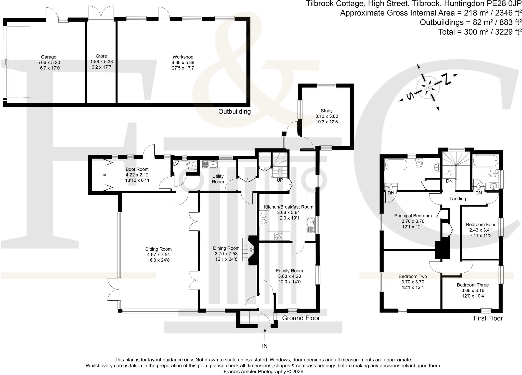 High Street, Tilbrook, Huntingdon, Cambridgeshire, PE28 floorplan