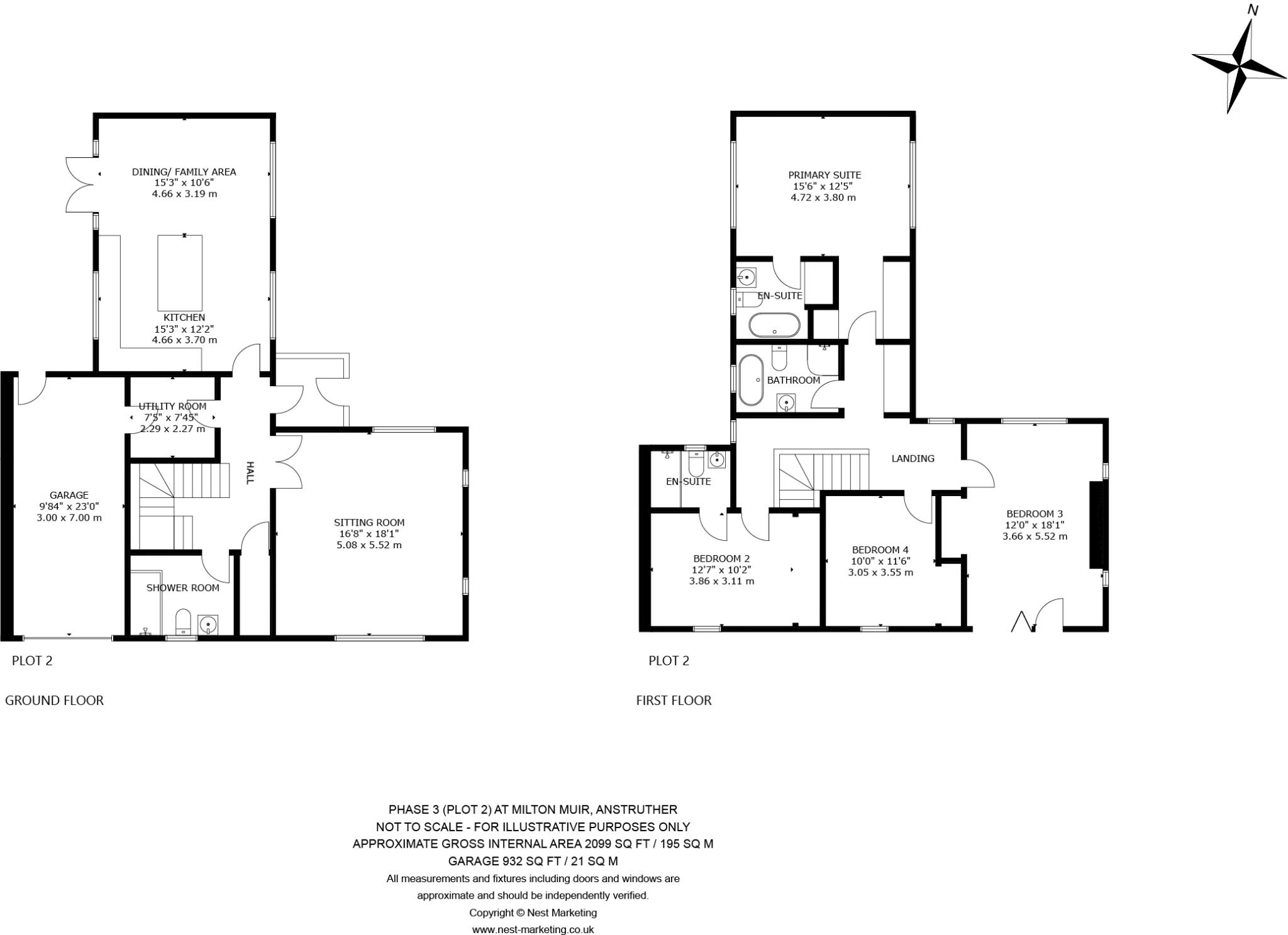 Milton Muir, Anstruther floorplan