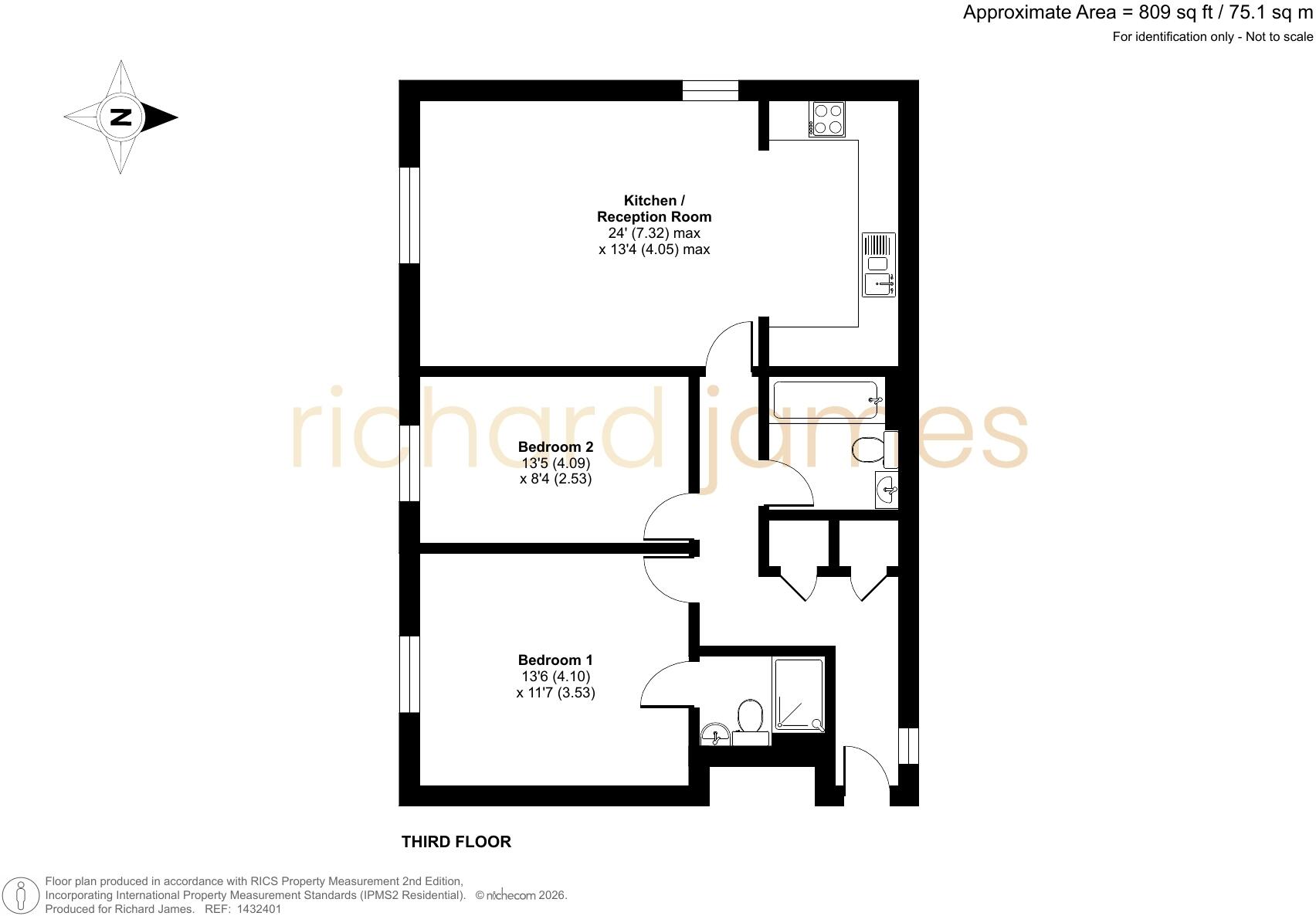 Serenade House, 89 Vaughan Road, Swindon, Wiltshire, SN25 floorplan
