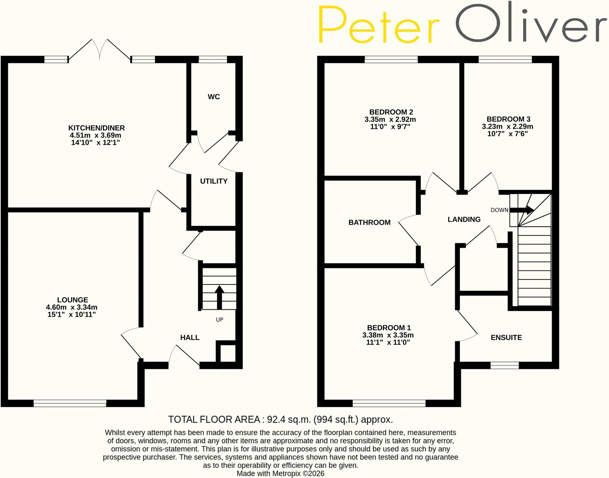Claygate Road, Crowborough floorplan