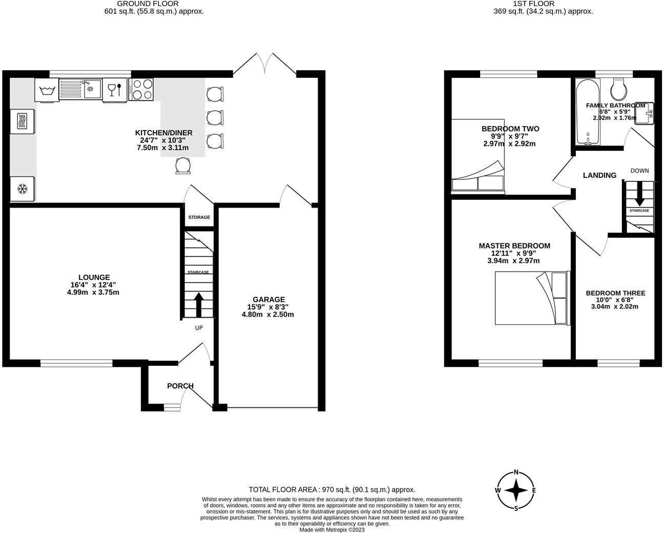 Queensway, Euxton, Chorley floorplan