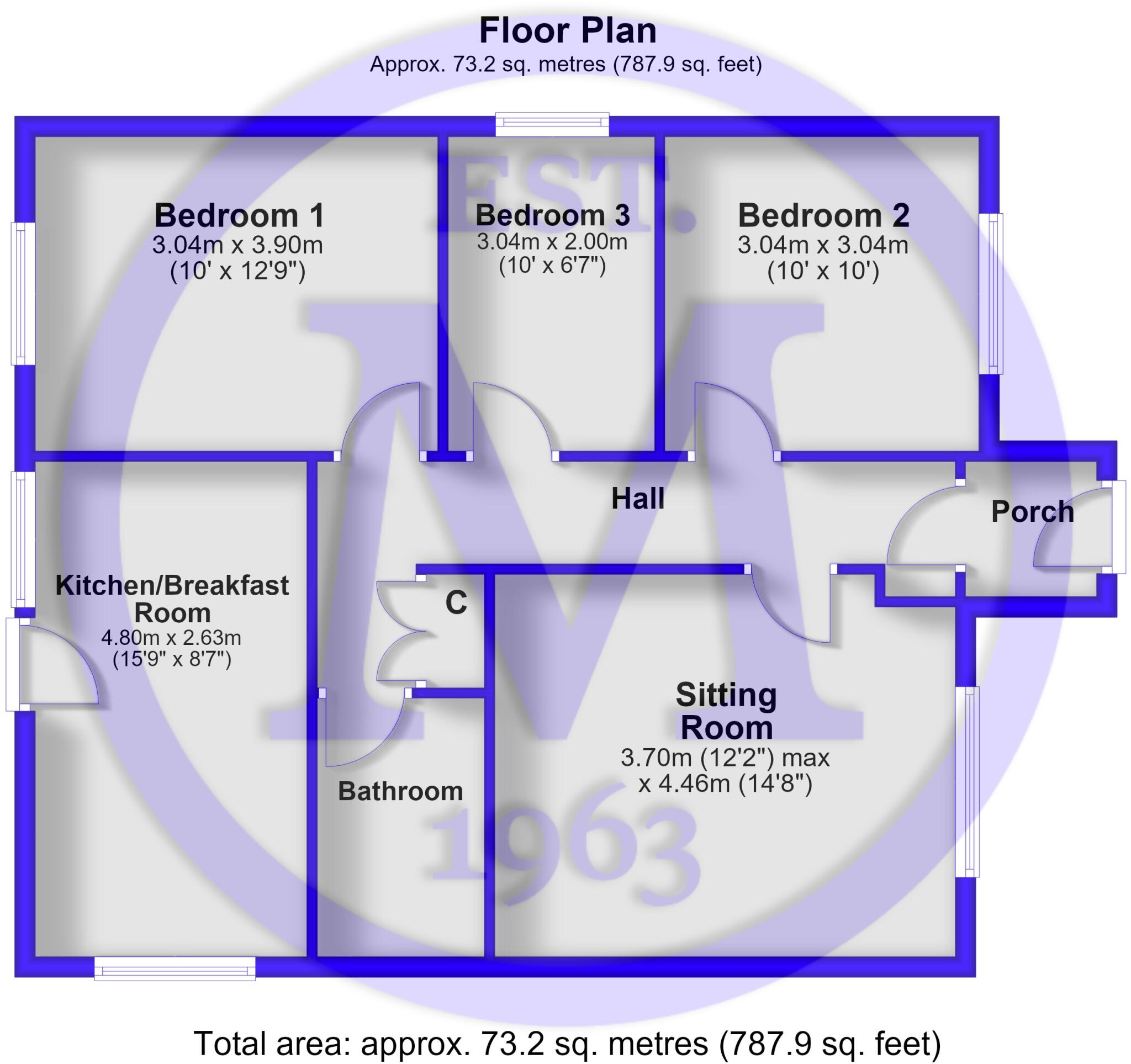 Blenheim Crescent, Hordle, Lymington, Hampshire, SO41 floorplan